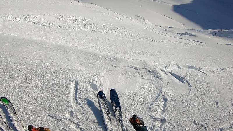 Skitur ned Steindalsnosi i oktober 2019
