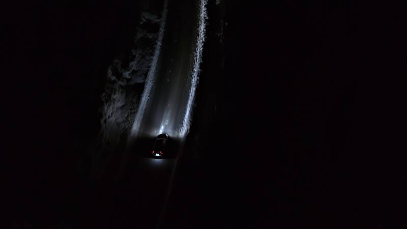Nattkjøring i Sogndal