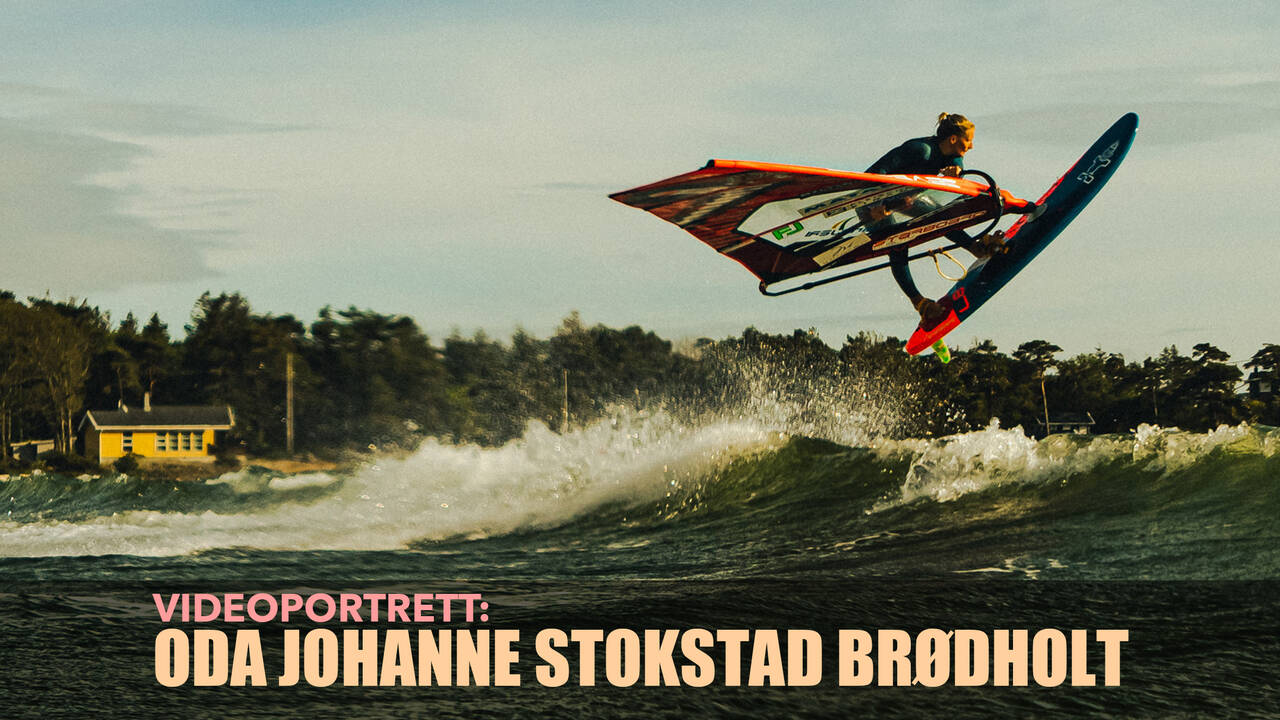 Portrett av windsurferen Oda Johanne Stokstad...