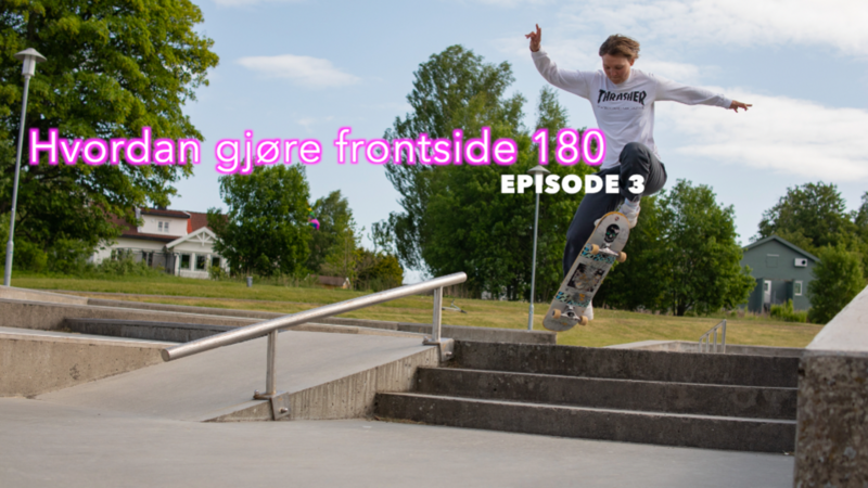 Hvordan gjøre frontside 180 på skateboard