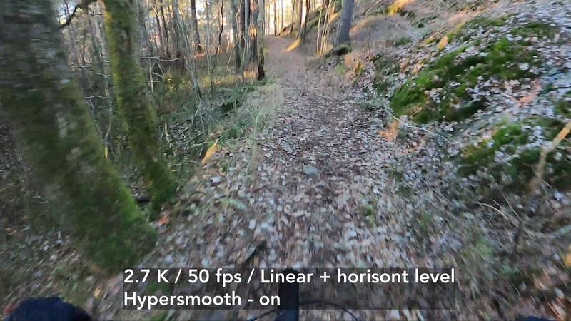 Linear + Horizon leveling GoPro 9 - Hyperboost on