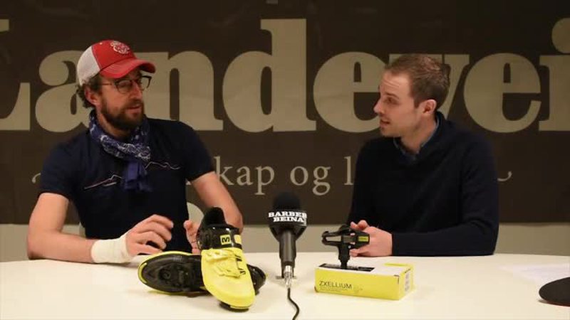 Landevei Fjernsyn - Mavic sko og pedaler
